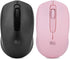 Rii Wireless Mouse, 2.4G Portable Mice for PC, Laptop, Office with Wireless USB Dongle (Black+Pink)