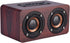Zerone Wooden Bluetooth 4.2 Speaker, Portable Mini Multimedia Music Speakers with 2 Horns, Superior Sound Quality (Red
