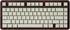 PBT White Jade Keycaps, 154 Keys Cherry Profile Double Shot Keycap Set for Mechanical Keyboard 61/64/84/87/104/108