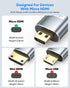 4K 6FT, 4K@60Hz, 2K@165Hz, 3D 5/4, Micro HDMI to HDMI Cable High Speed HDMI to Micro HDMI Cable Adapter Nylon Braided