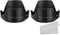 PATIKIL 72mm Camera Lens Hood, 2Pcs Flower Protector with Cloth, Anti-Reflection for Nikon, Fujifilm, Pentax