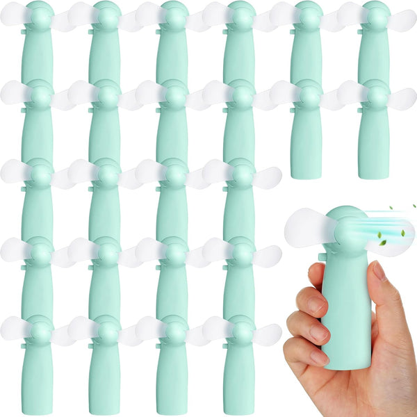 Rossesay 24 Pcs Mini Portable Electric Fan Bulk Powerful Personal Handheld Fan