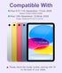 Hamile 11th 10th 7 11-inch A16 2025 10th 10.9 Inch 2022 for iPad Generation Case with Keyboard - Colors Backlit