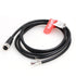 DRRI Industrial Sensor Cable M12 4-Pin Female A-Code Aviation Connector to Open End Electrical Shielded Cable