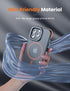 Tigowos iPhone 15 Pro Max Case, Matte Skin Feeling Back Cover, 10FT Drop Resistant, Bumper Orange