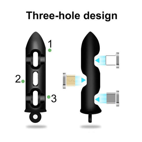 Aporia Unique Storage Holder for Magnetic Charging Tips, Compatible with Magnetic Charging Tips (Four Bullets)
