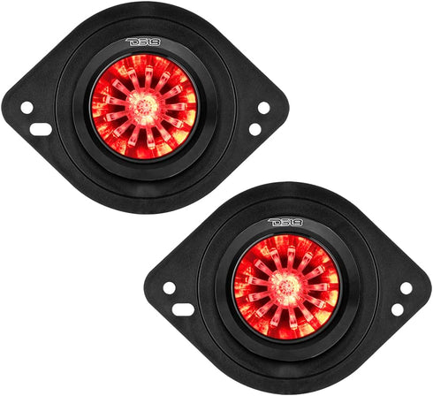 DS18 BRO-DA Bronco Dashboard Speaker Adapter for 1.7”, 2.9”, and 3.6” Tweeters or Midrange Speakers, Ford Bronco