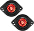 DS18 BRO-DA Bronco Dashboard Speaker Adapter for 1.7”, 2.9”, and 3.6” Tweeters or Midrange Speakers, Ford Bronco