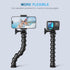 Jaws Flex Clamp Mount with Adjustable Gooseneck for Smartphone, GoPro Hero 12 11, 10, 9, 8, 7, 6, 5, 4, Session 3+, 3, 2, 1 Max, Hero (2018) Fusion, DJI Osmo Cameras