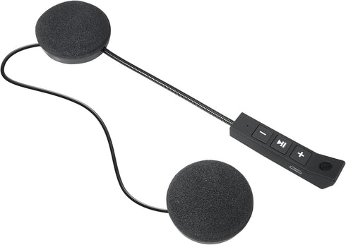 Motorcycle Helmet Bluetooth Headset - Outdoor Waterproof Sports Hands Free Speakers, 15 Hours Playing Time