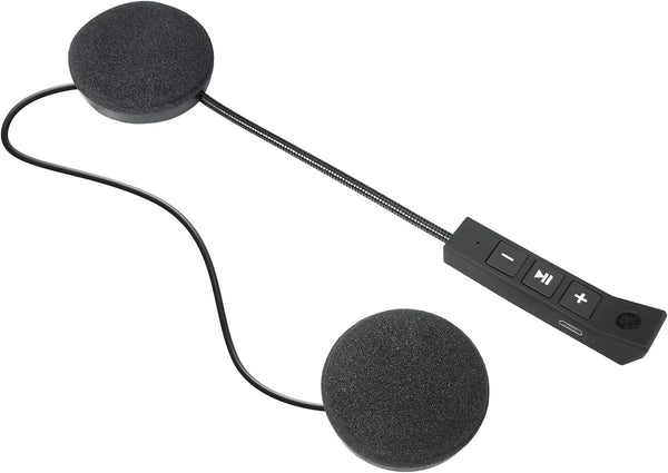 Motorcycle Helmet Bluetooth Headset - Outdoor Waterproof Sports Hands Free Speakers, 15 Hours Playing Time