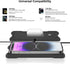 Wireless Charger Fast Wireless Car Charger, Light Up Charging Pad for Car Cell Phone, RGB Cordless Charger for S23/S22,
