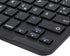 PUSOKEI German Layout 10Inch USB Computer Keyboard for Laptops and PCs (Black)