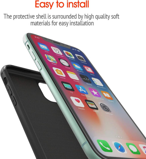 sincetop Shockproof Case for iPhone 12/12Pro (2020) with Quick Mount Adapter for Bike Mount/Car Holder/Armband/Belt Clip