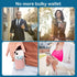 2-Pack Phone Wallet, Leather Adhesive Card Holder for Back of Phone Case, Pink and Blue for iPhone and Android