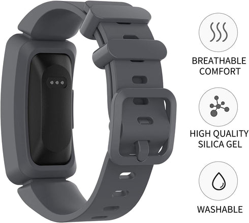 Watbro Compatible with Fitbit Ace 2 Bands for Kids 6+, Colorful Sport Wristbands Replacement Strap