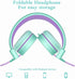 i37 3.5mm MP3/4 ELECDER Kids Headphones Children Girls Boys Teens Foldable Adjustable On Ear Headphones Jack Compatible