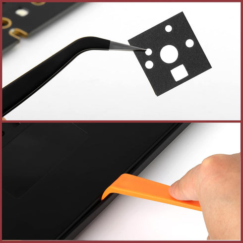 Poron Keyboard Pcb Foam 87 Layout, 120Pcs Poron Switch Pads and Keyboard Sound Dampeners for Custom Keyboard