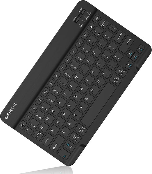 Fintie 10-Inch Ultrathin Wireless Bluetooth Keyboard for iPad, Samsung Tablet, iPhone, Android, Black