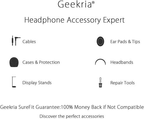 Geekria 4.4mm Balanced Male to 2.5mm Balanced Female Headphones Plug Adapter, Aluminum Alloy, Gold Plated