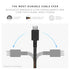 Native Union Belt Cable USB-C to USB-A - 4ft Ultra-Strong Charging Cable with Leather Strap for iPhone 15, Samsung