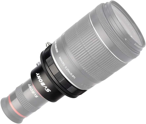 SVBONY SV149 Camera Lens Adapter for Canon DSLR Cameras to 1.25 inch Eyepiece Adapter for Photography