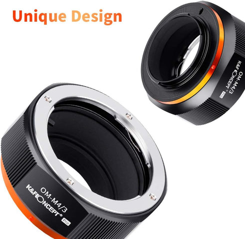 K&F Concept Lens Mount Adapter for Olympus OM Lens to M4/3 Olympus Pen Cameras