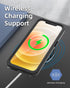 WIFORT iPhone 12 Mini Waterproof Case, Certified Water Proof & Military Protection with Built-in Screen Protector
