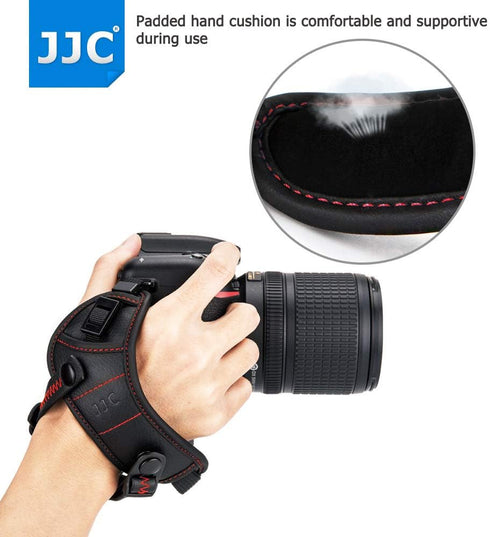 JJC DSLR Camera Hand Strap Grip Wrist Strap with Standing U Plate for Canon EOS 90D, 80D, 77D, 70D, 60D, 50D, 1D, 1Dx,