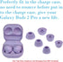 Purple Earbud Tips, 6 Pairs S/M/L Silicone Replacement Covers Compatible with Samsung Galaxy Buds 2 Pro Headphones