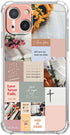 iPhone 13 Bible Verse Collage Case, Trendy Jesus Quote Cover, Soft TPU, Unique Christian Positivity for Men & Women.