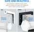 Universal Projector Screen L-Bracket Wall Mount, 6 Inch Adjustable Extension for Home Projector and Movie Screens