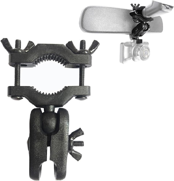 Dash Cam Mount, Universal Holder for Car Interior, Rear View Mirror Mount Kit for Most Dash Cameras (Black).