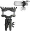 Dash Cam Mount, Universal Holder for Car Interior, Rear View Mirror Mount Kit for Most Dash Cameras (Black).