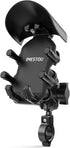 iMESTOU Anti-Vibration Motorcycle Phone Mount, Shock Damping Cellphone Holder with 720° Rotatable 1" Ball Base