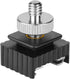 1/4 1/4"-20 Flash Shoe Mount Adapter to Thread Hole with Male Tripod Screw Adapter for Light Stands Umbrella Holder