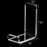 4 Pieces Headphone Hanger Headphone Hook Headset Holders Headphone Wall Mount with Adhesive Glues Headset Acrylic Holder Mount for General Purpose Game Headphones (Clear Without Padding) by Weewooday
