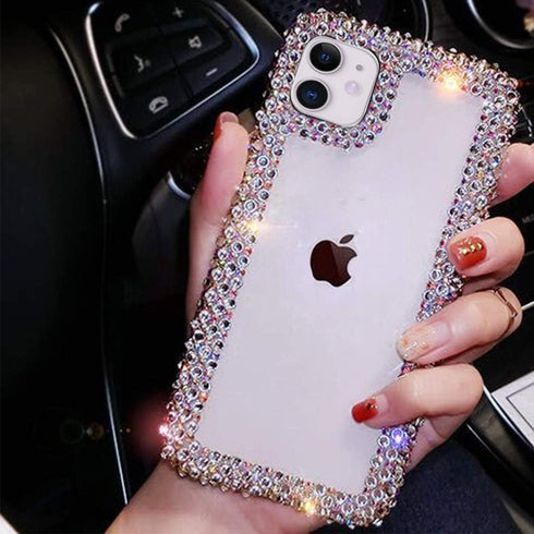 BONITEC Jesiya 3D Glitter Sparkle Bling Case for iPhone 11, Luxury Shiny Crystal Rhinestone Diamond Protective Cover