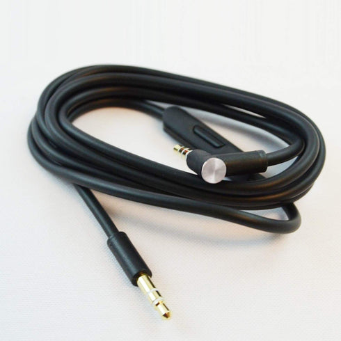 Replacement Audio Cable Cord with in-line Microphone, Compatible with Beats Headphones (Black)