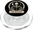 PopSockets MagSafe PopGrip for iPhone, The Reader Tarot Skeleton Gothic Bookish Lover