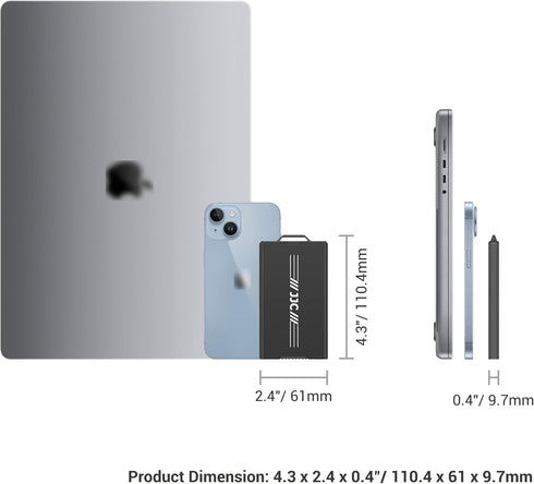 Aluminum Pop up Memory Card Case for 12 Micro SD TF MSD, 4 SD, 2 Nano SIM/NM Cards, Anti-Shock Anti Scratch with