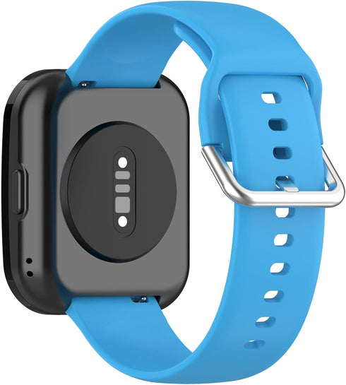PACK 5 Silicone Bands for Veryfit Smart Watch IDW16, Adjustable Soft Waterproof Sport Replacement Wristbands for TOOBUR