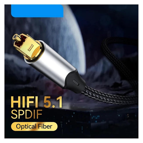 SYILJVAFV Shell-Grey,1.5m) Digital Optical Fiber Cable Toslink SPDIF Audio Cable for Amplifiers, Media Players