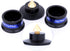 Preffair Audiophile Speaker Isolation Spikes, Aluminum Shockproof Turntable Stand Feet, Speaker Floor Protector Mat,