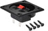 uxcell 2 Ways Spring Push Release Speaker Terminal Clip Connector Audio Cable Terminals Block Black Red WP2-7 2Pcs