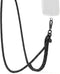 PopSockets Crossbody Phone Strap & Lanyard - Black
