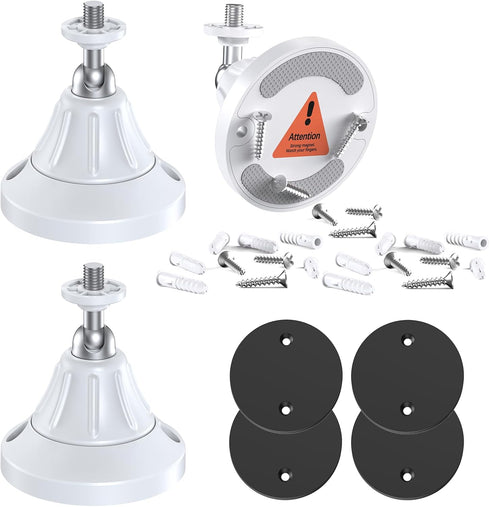 Naseto Magnetic Security Camera Mount, Universal 1/4 Screw, Adjustable Angle, Strong Magnet, No-Drill,
