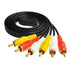 Generic RCA Cable 5 Feet, AV Cable 3 RCA Male to 3 RCA