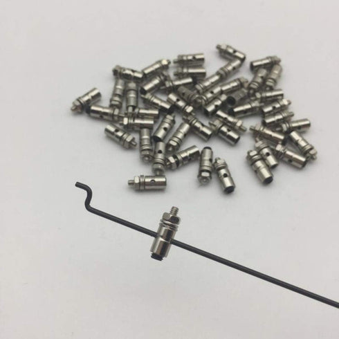 E-outstanding 10PCS 2.1mm Pushrod Connector Push Rod Linkage Stopper for RC Airplane Plane DIY Parts,Fast Adjustable