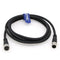 Eonvic Industrial M12 4 Pin Male to Female Sensor Cable, M12 A Code Straight Aviation Connector